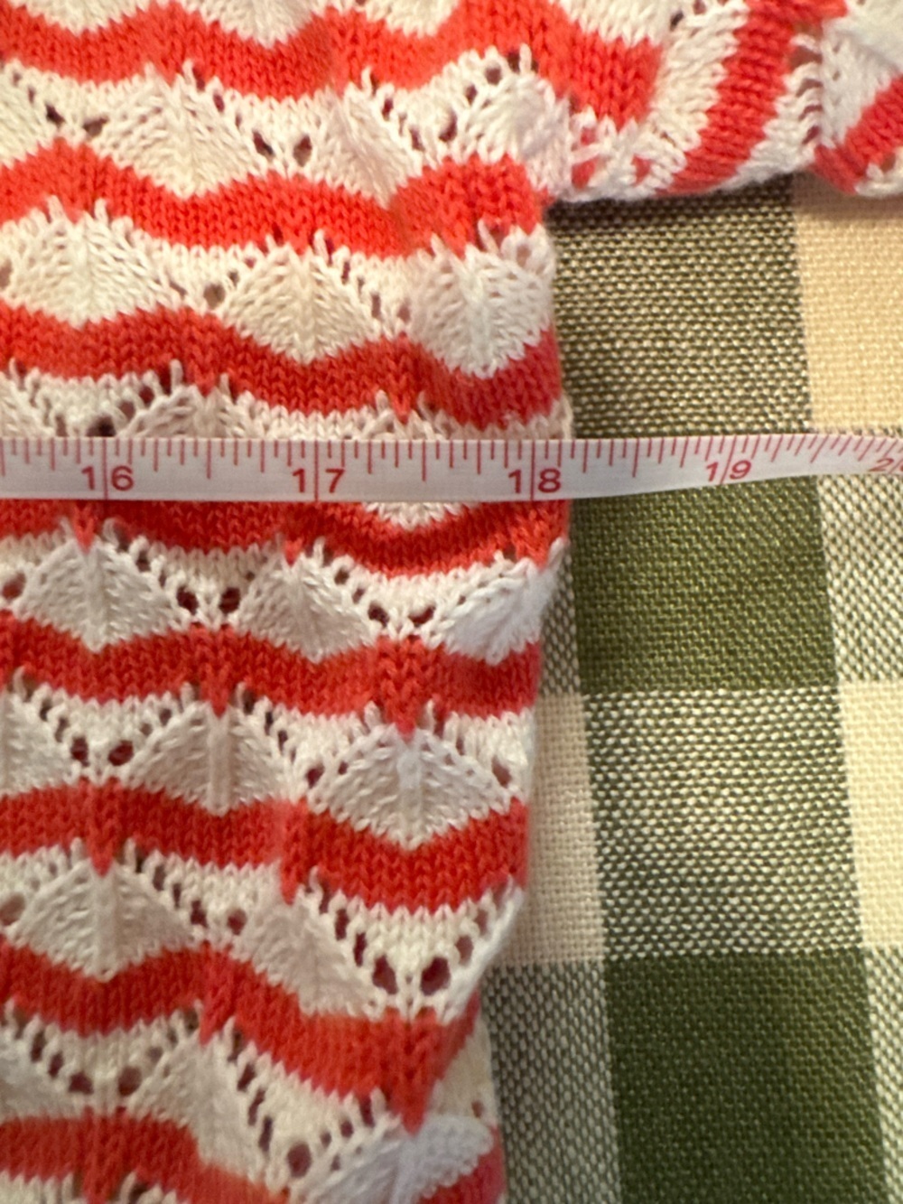 Willow & Wind Striped Tie-Front Knit Cardigan Sweater - Pink & White - Picture 7 of 11